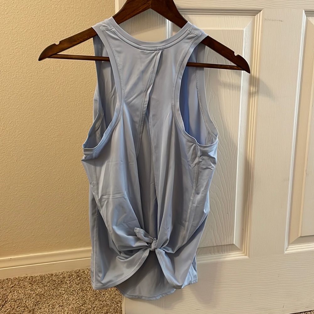lululemon athletic tank top with open back